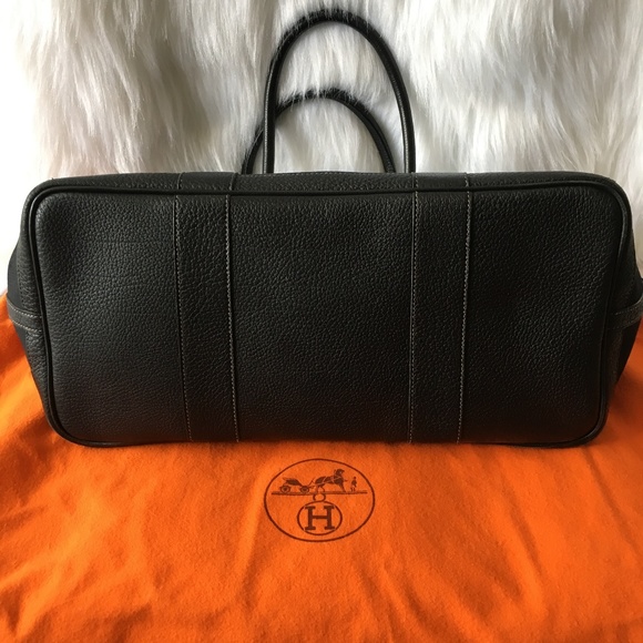 SOLD!! HERMES Garden Party Black Tote - Picture 2 of 7